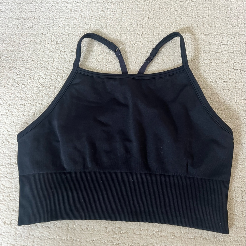 lululemon athletica Black Strappy Top